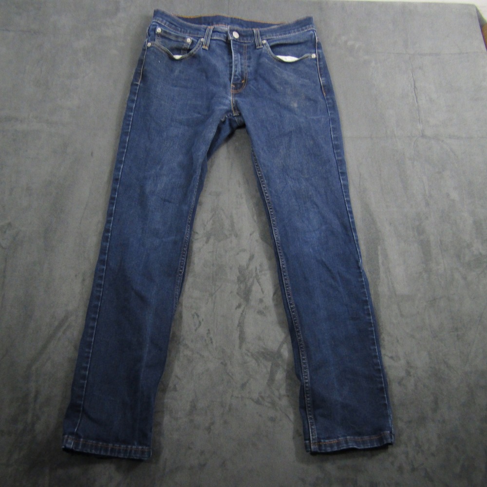Levi's 511 Slim Fit Jeans Mens 32x30 Blue Dark Wash Stretch Denim 04511-1042
